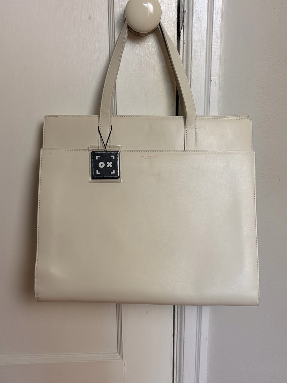 Saint Laurent Leather Tote